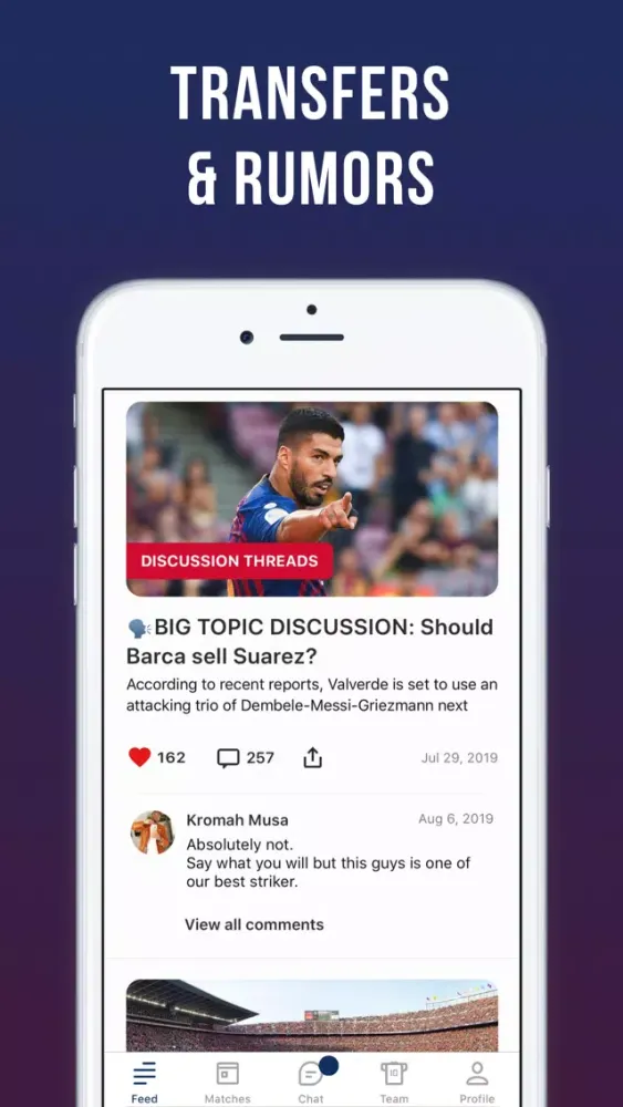 Captures d'écran de Blaugrana Live: not official