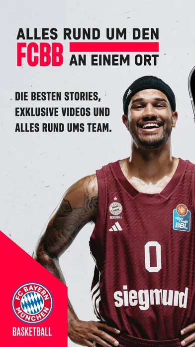 Capturas de tela do FC Bayern Basketball