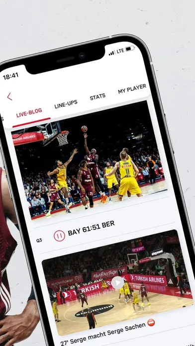 Capturas de tela do FC Bayern Basketball