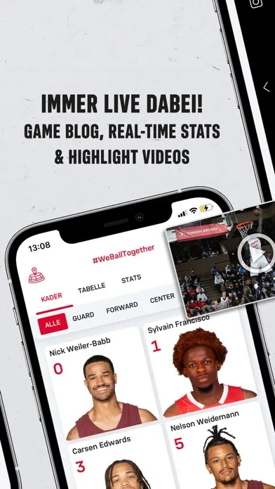 Capturas de tela do FC Bayern Basketball