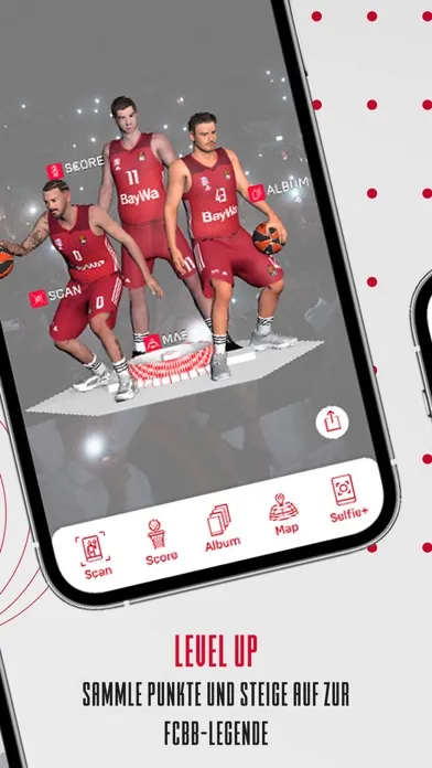Capturas de tela do Scan+Score | FCBB AR-Game