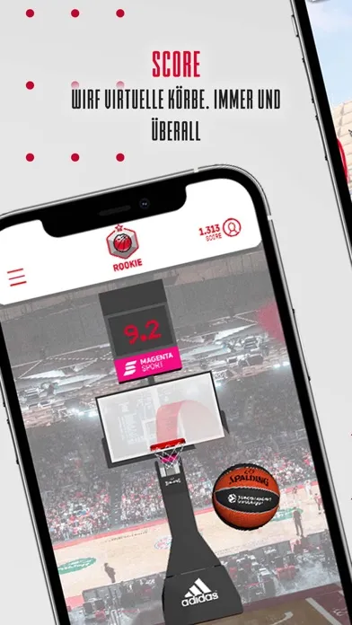 Capturas de tela do Scan+Score | FCBB AR-Game