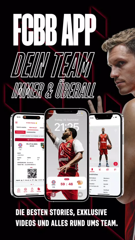 Zrzuty ekranu FC Bayern Basketball