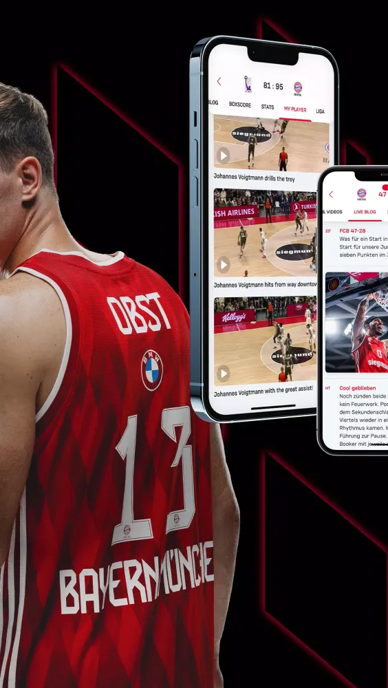Zrzuty ekranu FC Bayern Basketball