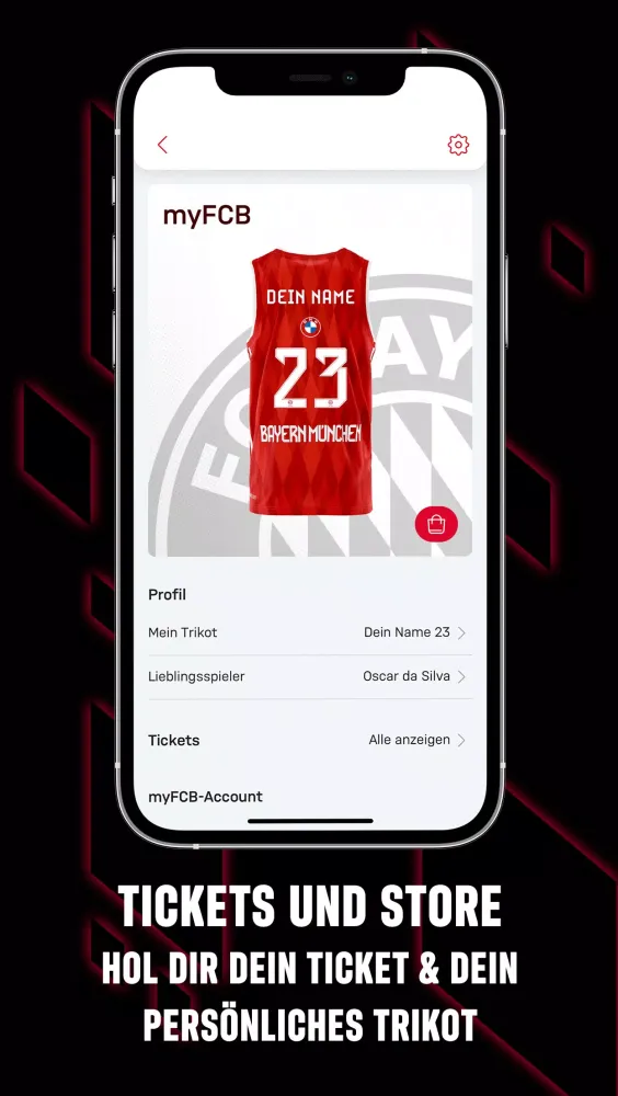 Zrzuty ekranu FC Bayern Basketball