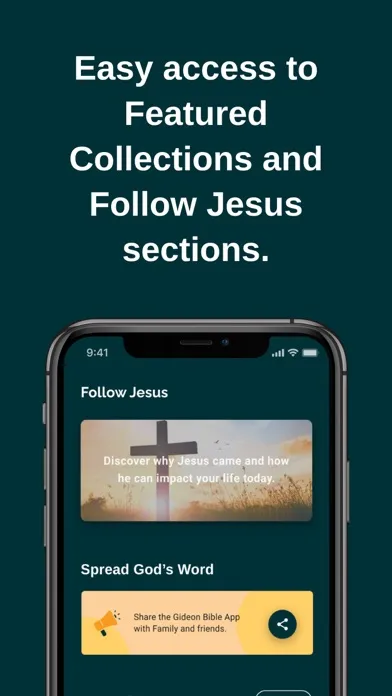 Captures d'écran de Gideon Bible App