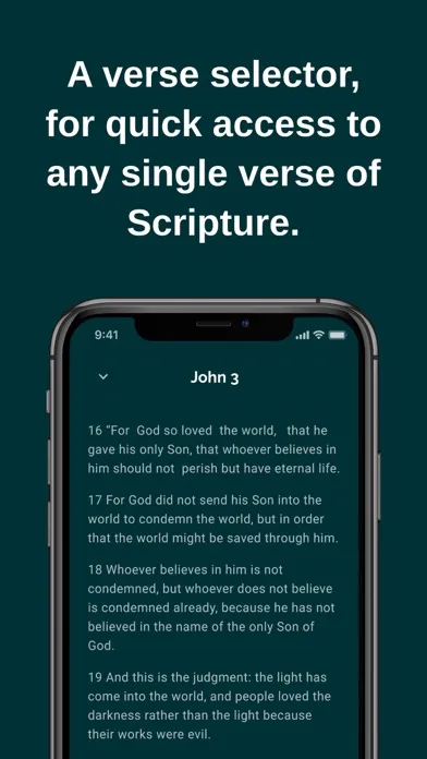 Captures d'écran de Gideon Bible App