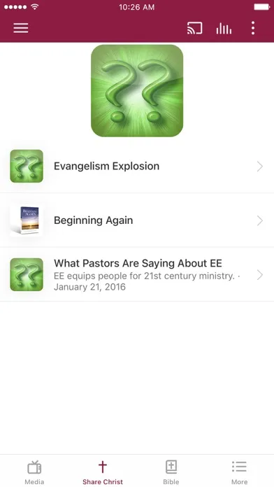 Zrzuty ekranu D. James Kennedy Ministries