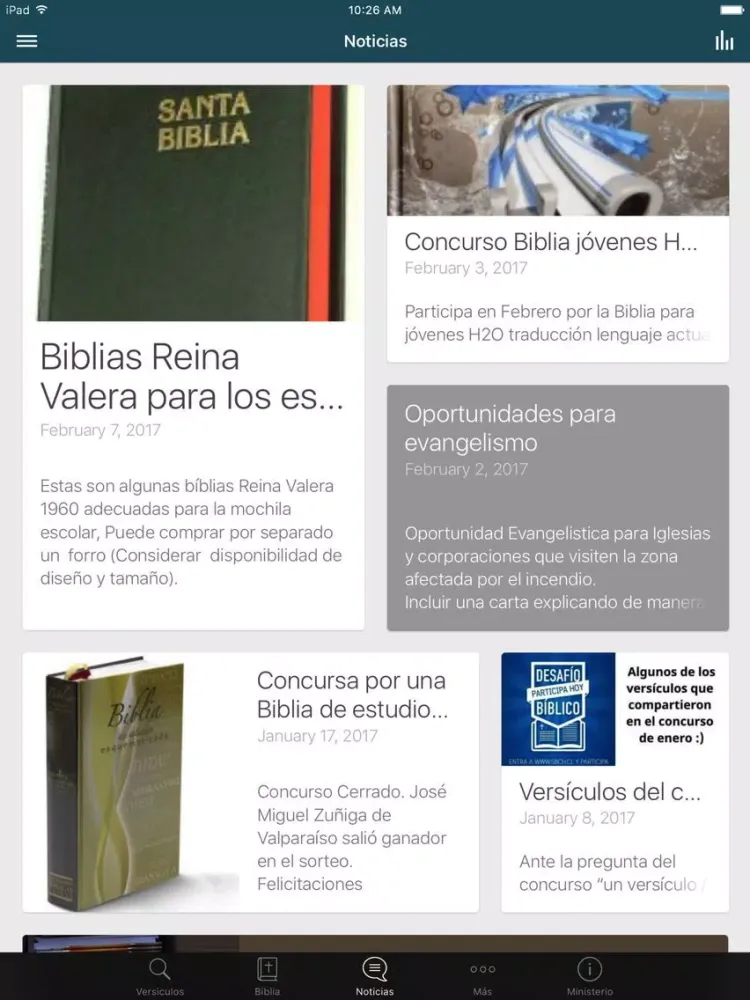 Sociedad Bíblica Chilena iPad  스크린샷