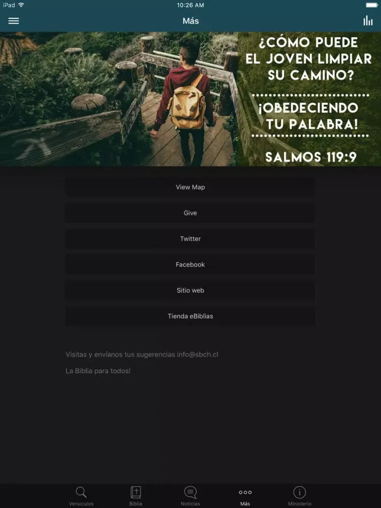 Sociedad Bíblica Chilena iPad  스크린샷