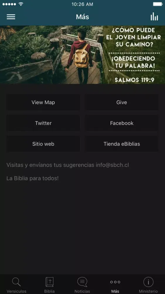 Sociedad Bíblica Chilena 스크린샷