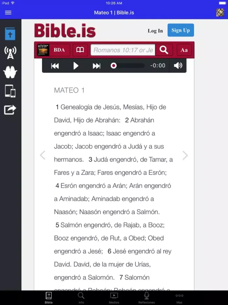 Sociedad Bíblica Paraguaya iPad 应用截图