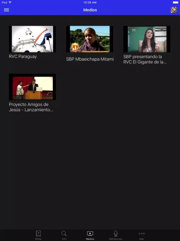 Sociedad Bíblica Paraguaya iPad 应用截图