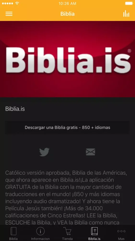 Capturas de pantalla de Sociedad Bíblica Peruana