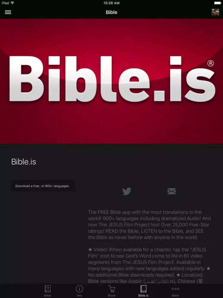 ภาพหน้าจอของ The Bangladesh Bible Society iPad 