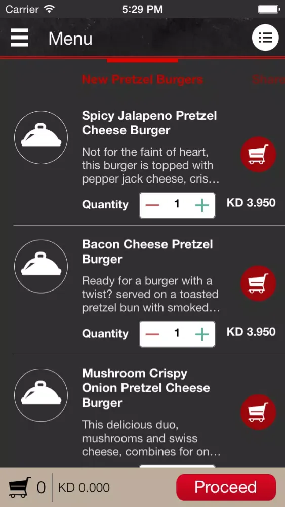 Captures d'écran de Ruby Tuesday Kuwait