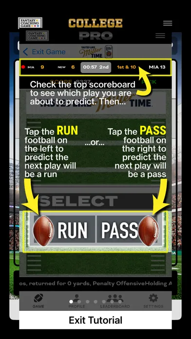 Fantasy Coaching Game College স্ক্রিনশট