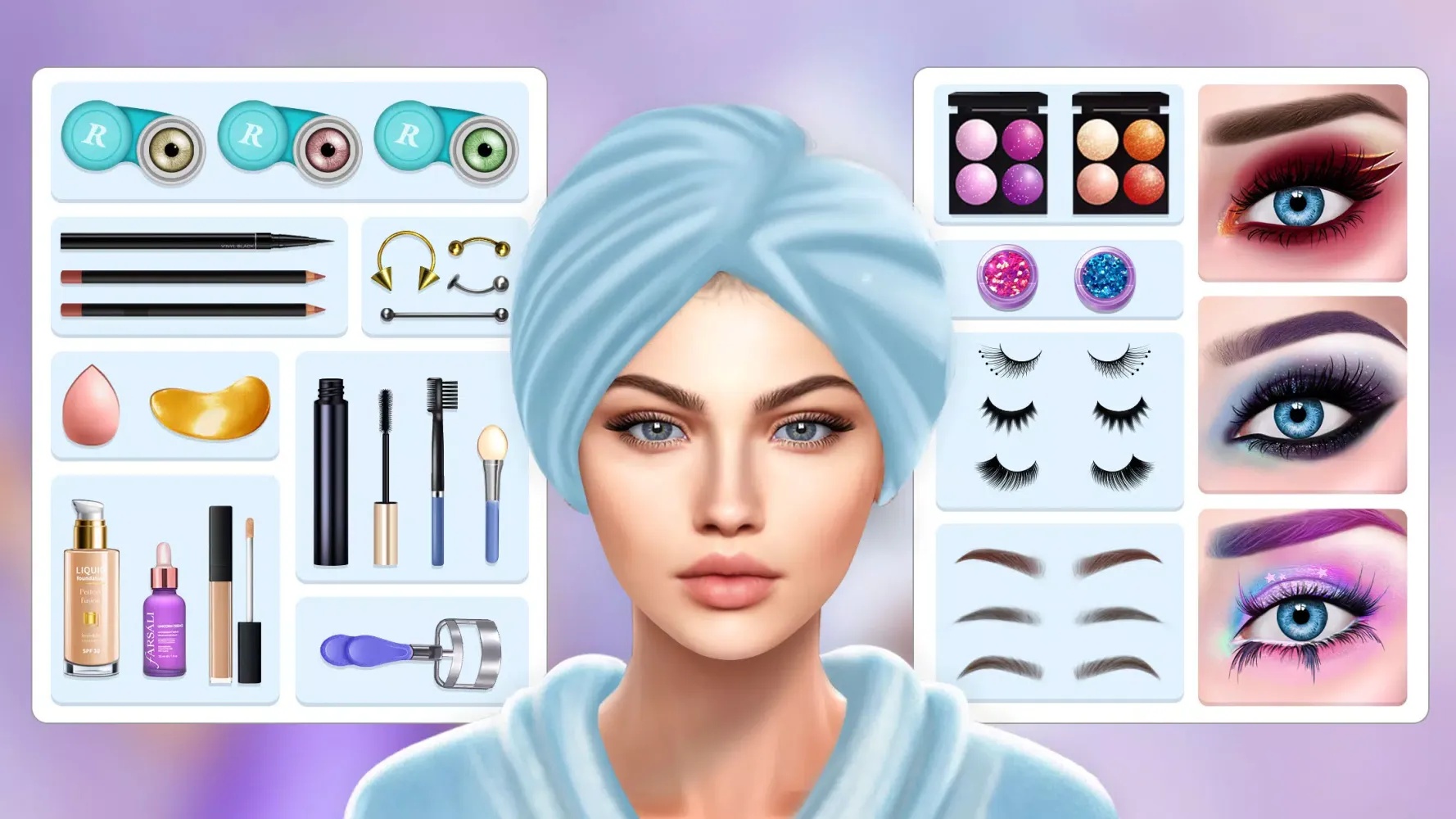 ASMR Eye Art: Eye Makeup Game Screenshots