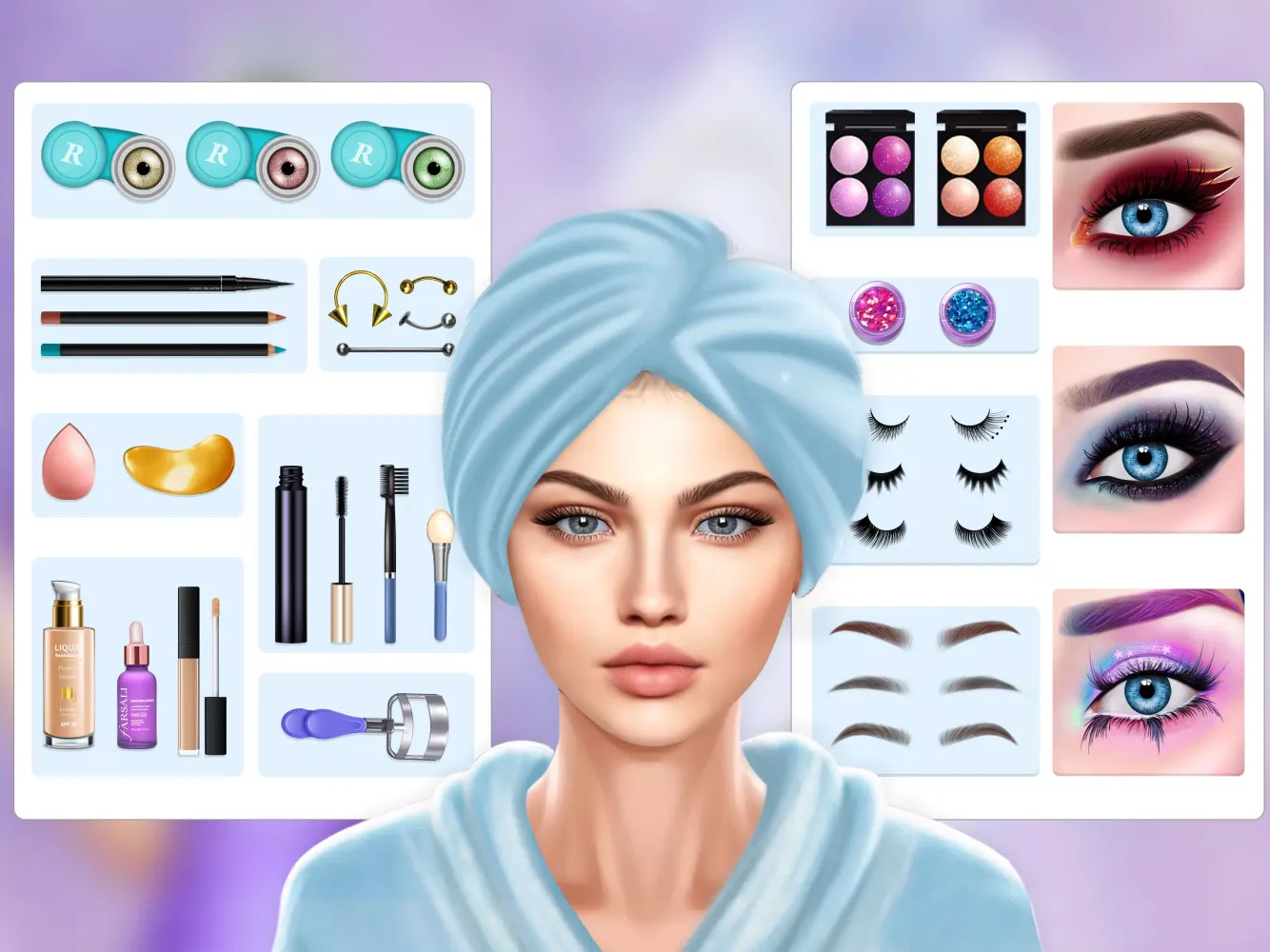 ASMR Eye Art: Eye Makeup Game Screenshots