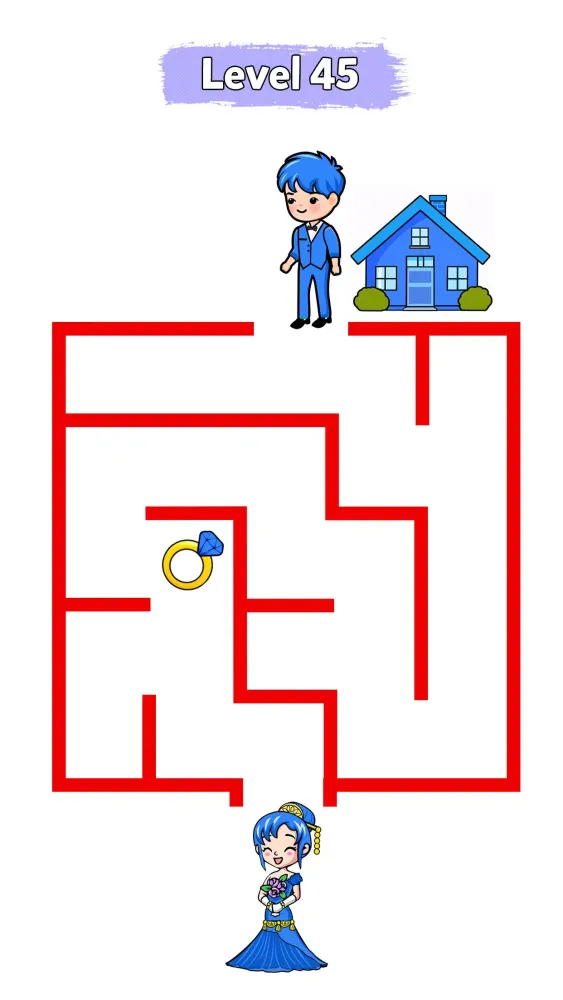 Ảnh chụp màn hình của Wedding Rush: Draw Puzzle