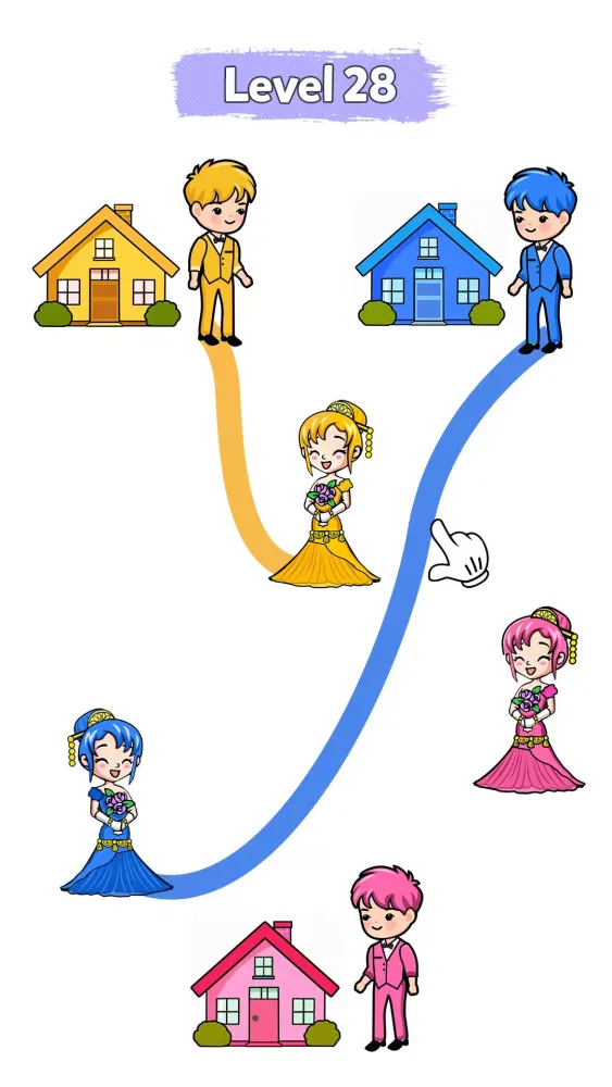 Ảnh chụp màn hình của Wedding Rush: Draw Puzzle