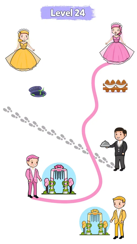 Ảnh chụp màn hình của Wedding Rush: Draw Puzzle