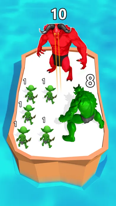 Capturas de pantalla de Monster Merge Dinosaur Games