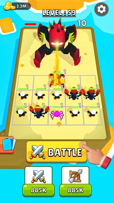 Capturas de pantalla de Monster Merge Dinosaur Games