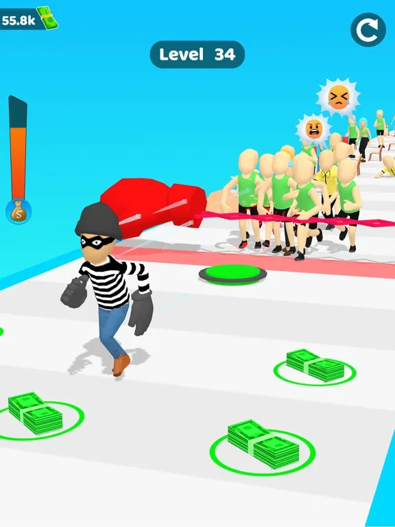 Captures d'écran de Money Fun Run Race 3D iPad 