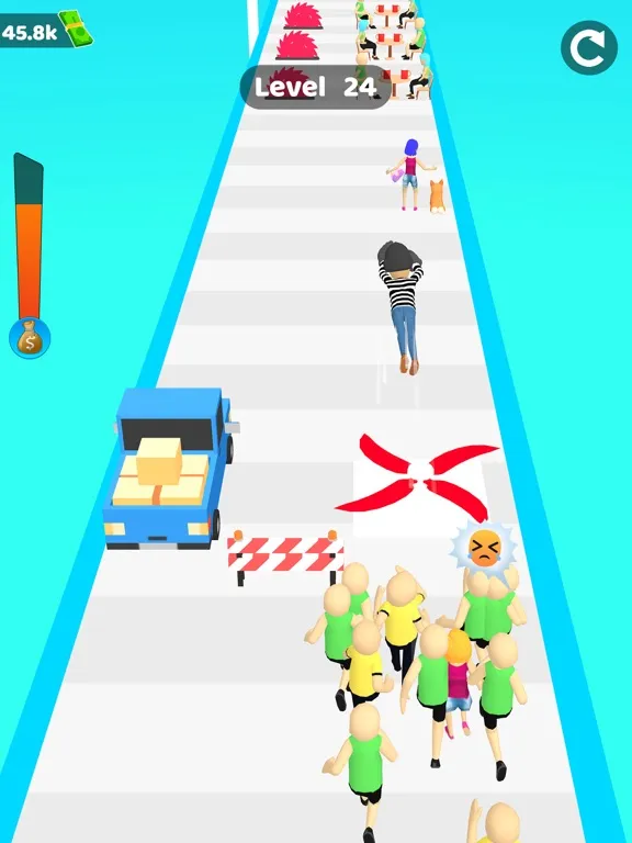 Captures d'écran de Money Fun Run Race 3D iPad 