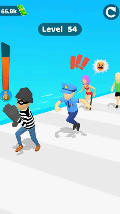 Captures d'écran de Money Fun Run Race 3D