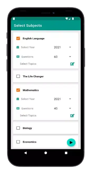 Tangkapan layar First Class CBT App 2025