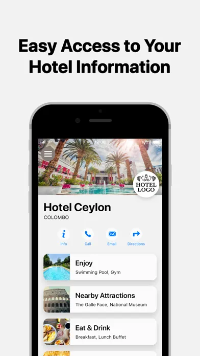 Tangkapan skrin iStay : App of your Hotel