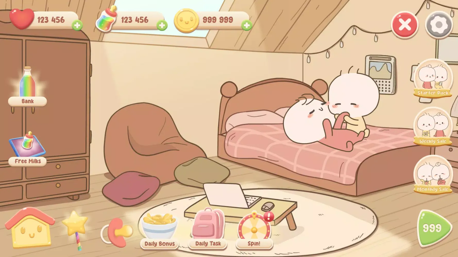 Chippi Twins Sweet Home應用截圖