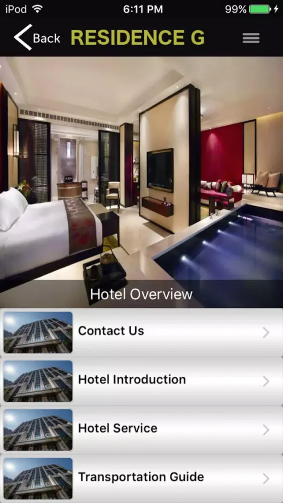 Ảnh chụp màn hình của Residence G