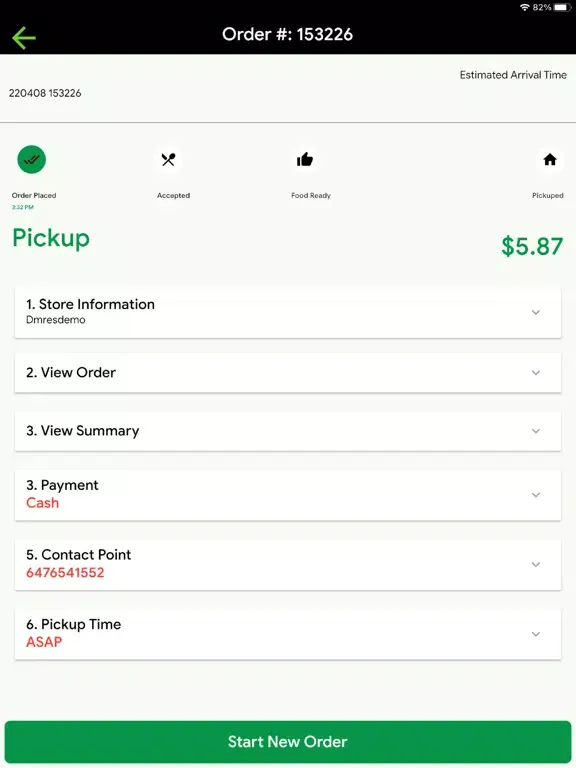 Capturas de pantalla de ezOnlineOrder iPad 