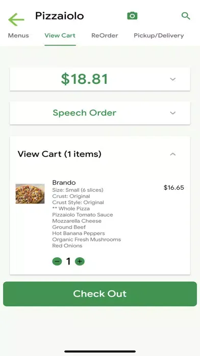 Capturas de pantalla de ezOnlineOrder