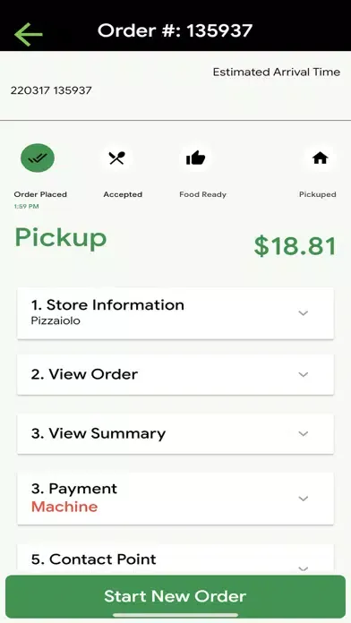 Capturas de pantalla de ezOnlineOrder