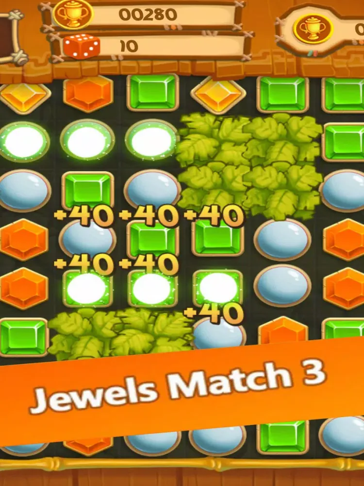 Capturas de pantalla de Jewel Pop Match iPad 