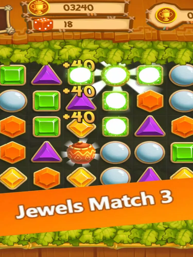 Capturas de pantalla de Jewel Pop Match iPad 