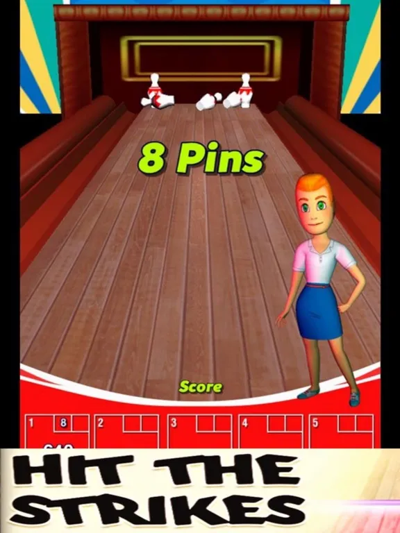 Скриншоты Hit The Strike Bowling iPad 
