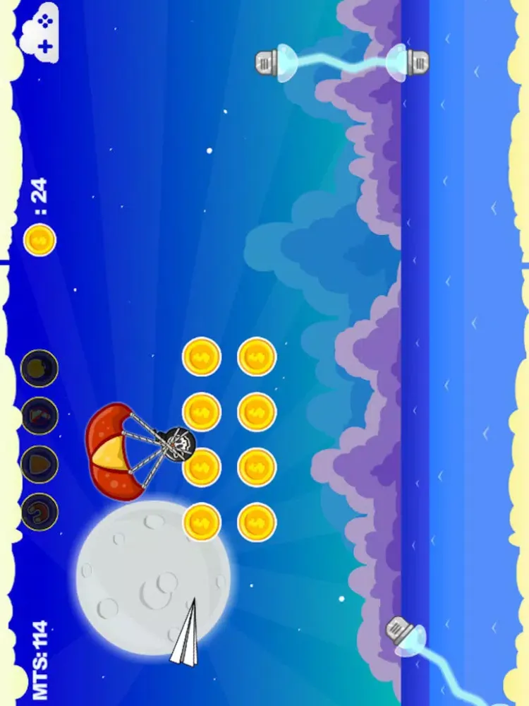 Capturas de tela do Flappy Paper Plane Survive Craft iPad 