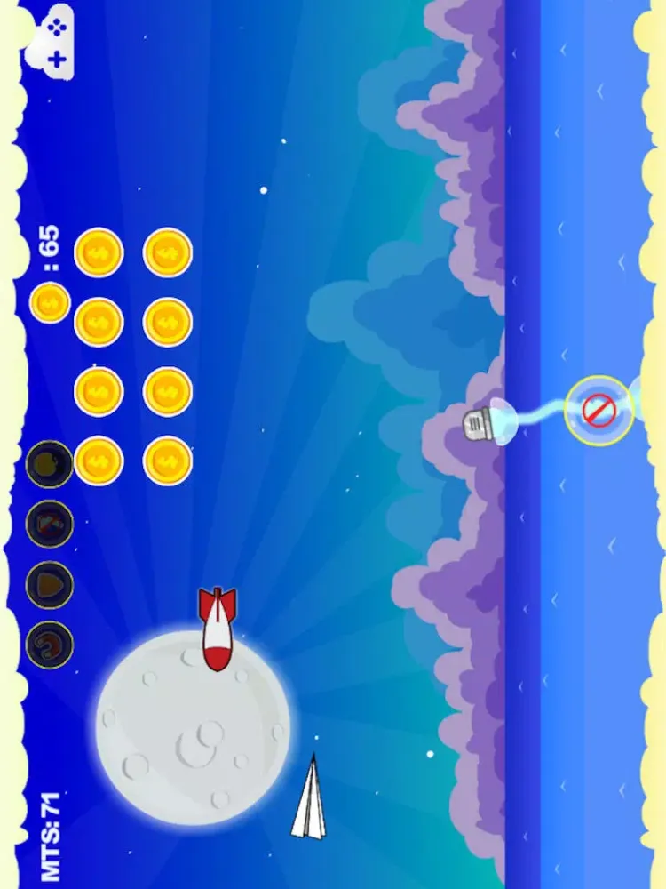 Capturas de tela do Flappy Paper Plane Survive Craft iPad 