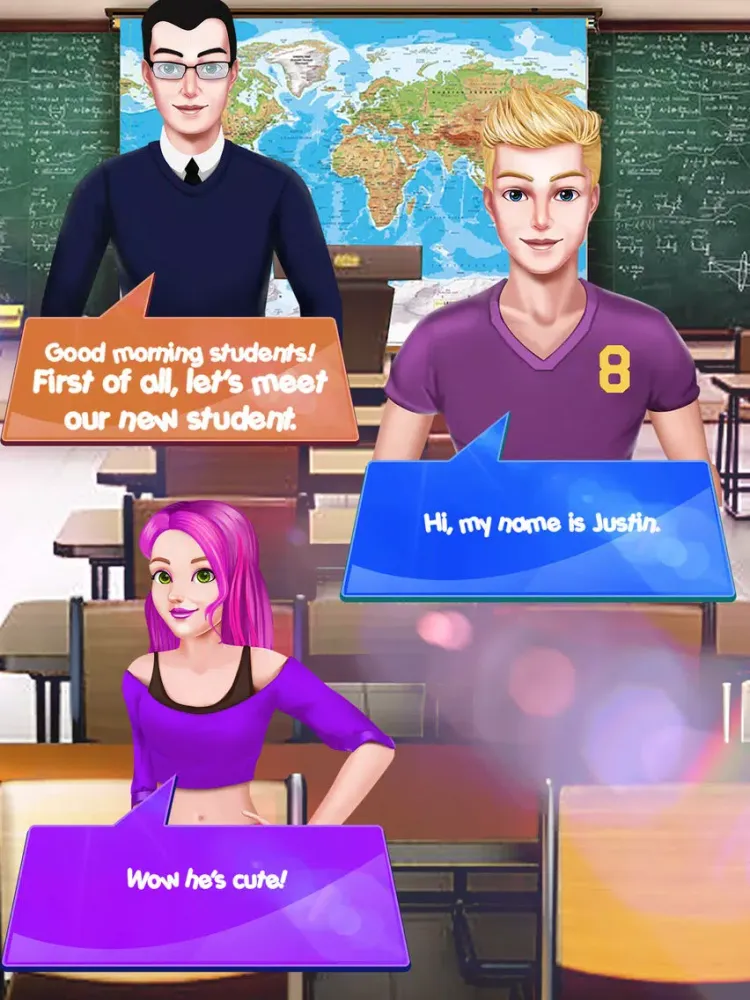 High School Couple: First Love iPad  Screenshots