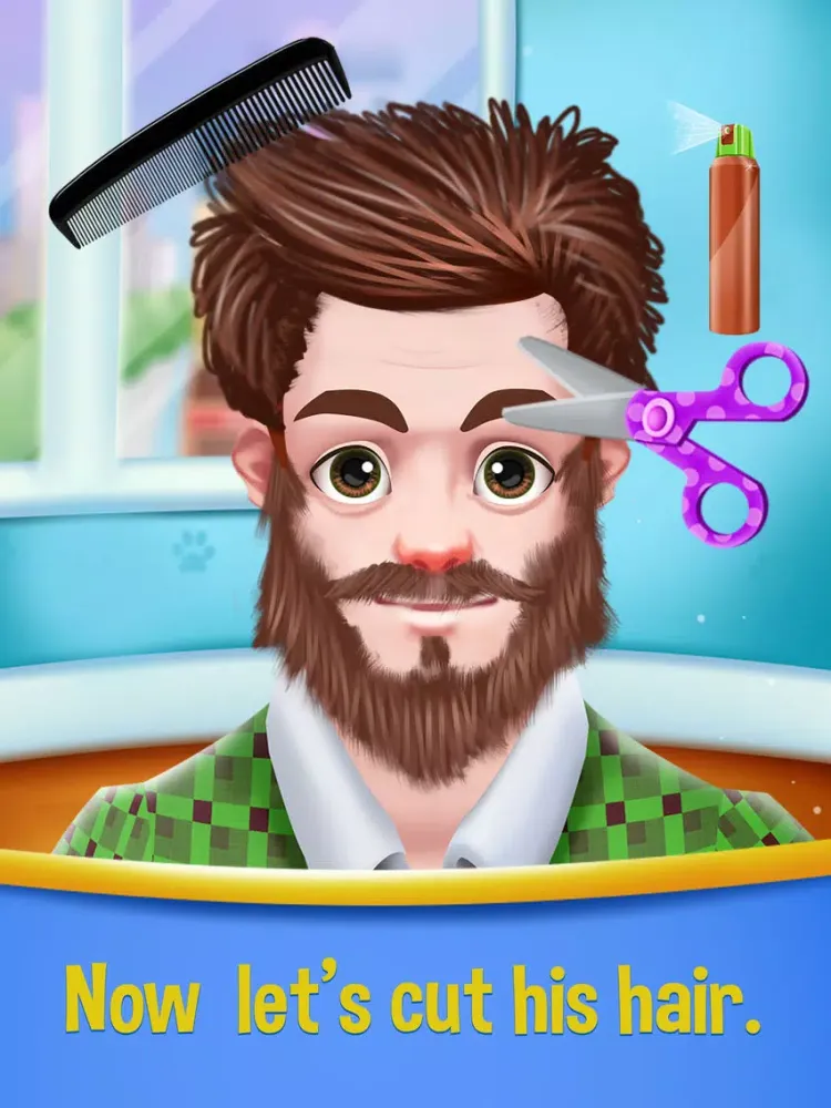 Shave my Beard! - Barber Spa iPad  Screenshots