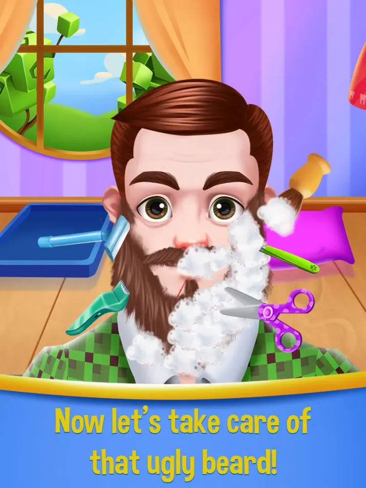 Shave my Beard! - Barber Spa iPad  Screenshots