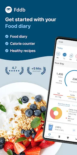 Fddb - Calorie Counter & Diet应用截图