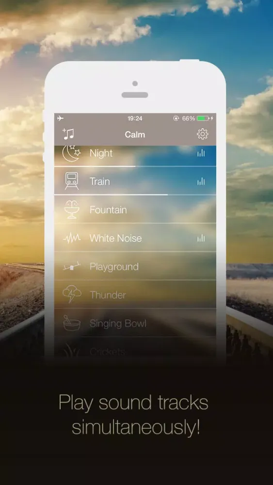 Ảnh chụp màn hình của Calm Lite - Ambient sounds to wash away distraction