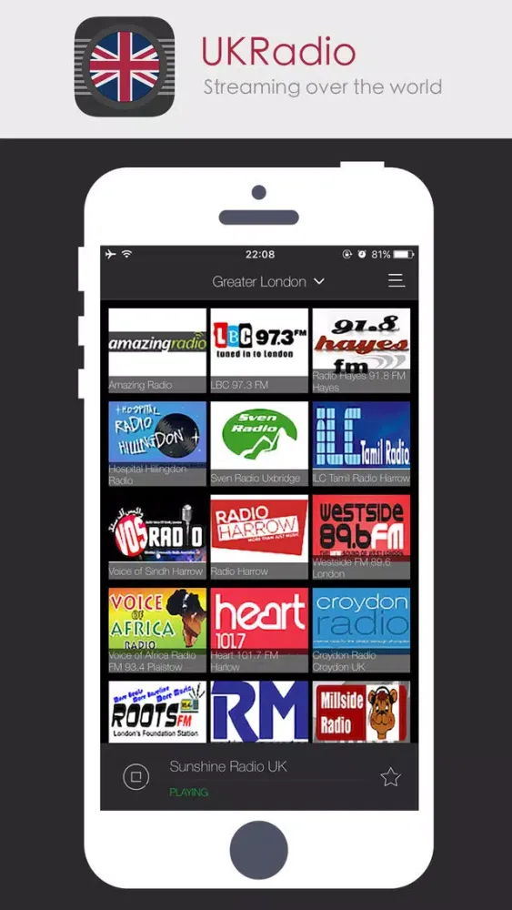 Capturas de pantalla de UKRadio - Listen Radio from UK