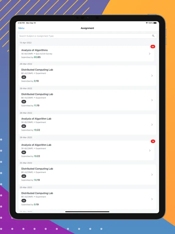 QualCampus FDDI iPad  스크린샷